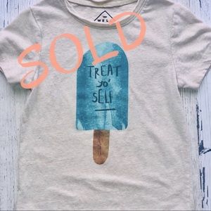Graphic 2T “Treat Yo Self” T-shirt by “Well Worn”